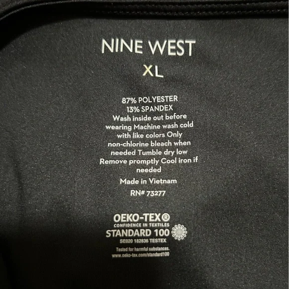 Black Nine West Sculpting Cami - Picture 7 of 9